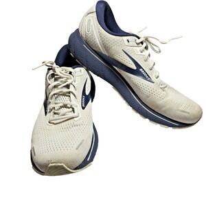 Brooks Ghost 14 12.5 D Mens Running Shoes White‎ Athletic Sneakers